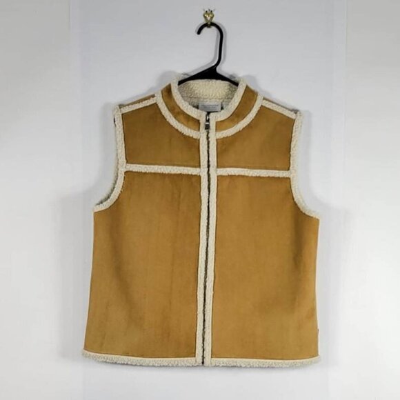 Liz Claiborne  Faux Suede Vest # 269 Size M - Picture 1 of 6